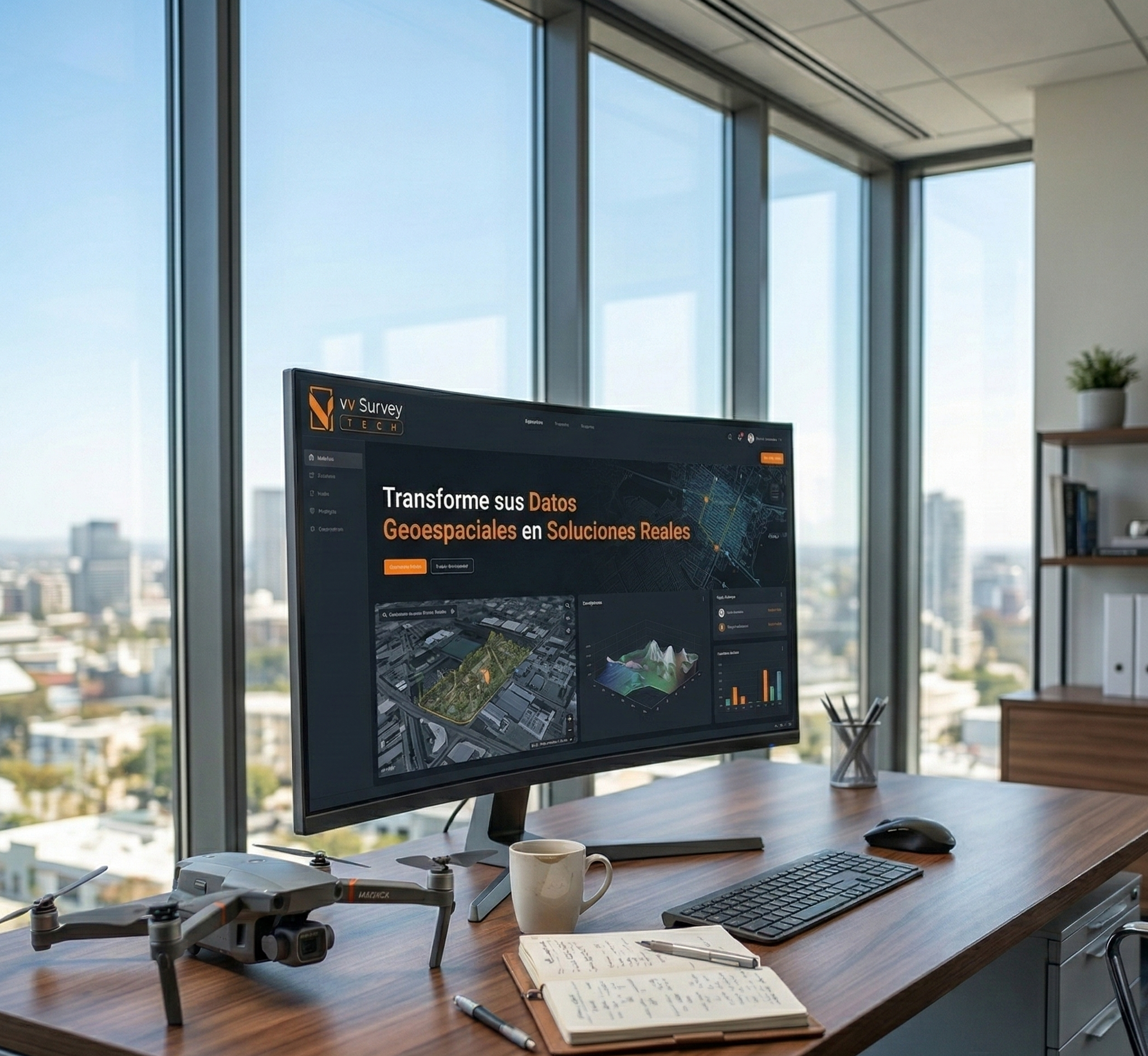 Ingenieros procesando datos en VVST DATA